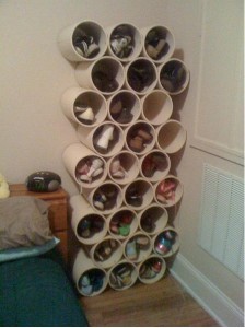 Pipes as Storage Boxes